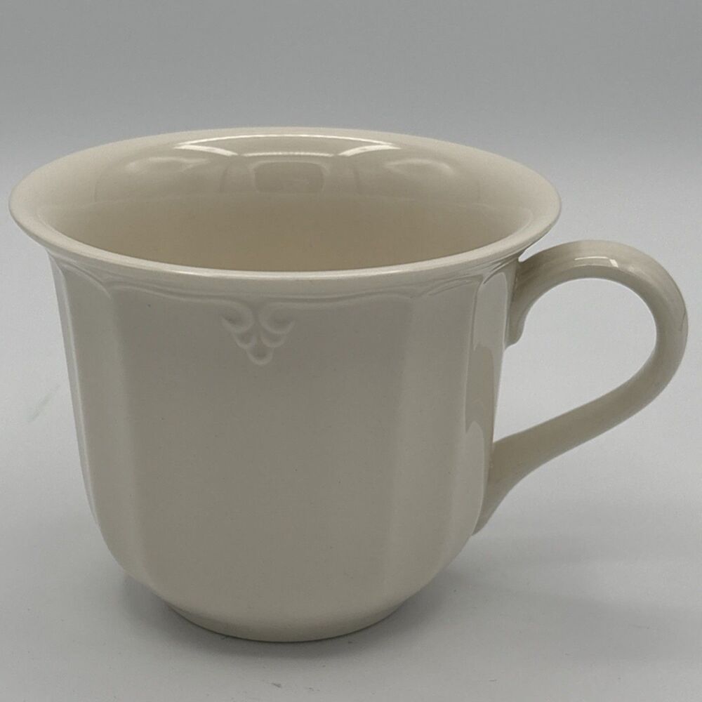 LENOX CHINA CASUAL ELEGANCE  COFFEE/TEA CUP - 8oz.- IVORY